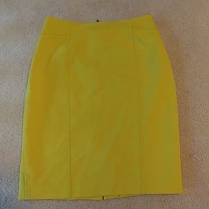 NWOT Ann taylor pencil skirt lime green sz 0